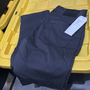 Fidelity Men's Charcoal Satin Twill Pant